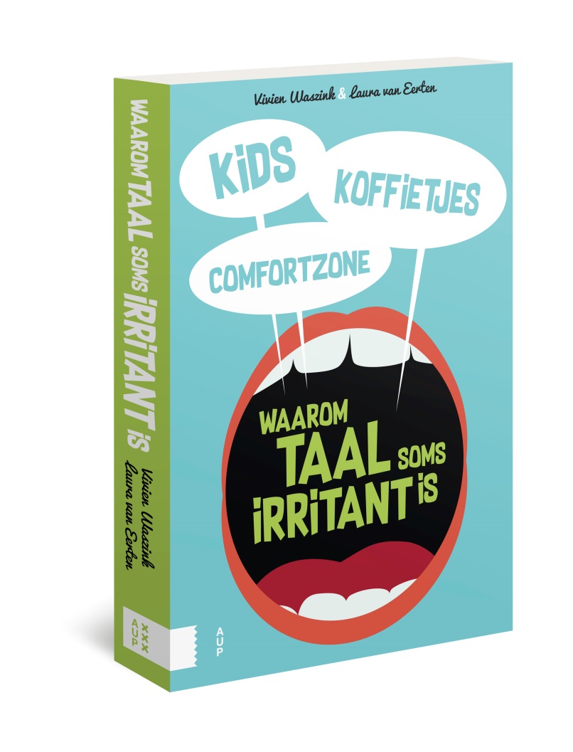 Boekomslag 'Kids, koffietjes & comfortzone'